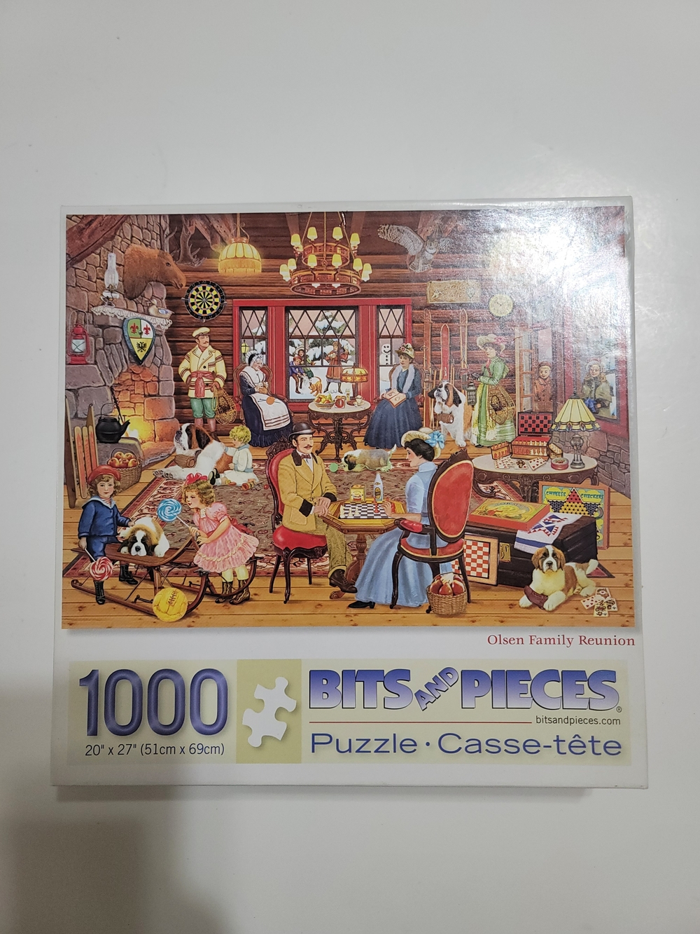 Bits and Pieces 1000-Piece 'Olsen Family Reunion' Jigsaw Puzzle - Multi-Color